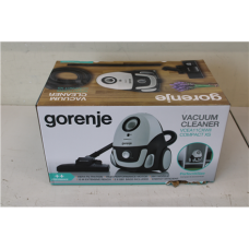 SALE OUT. Gorenje VCEA11CXWII Vacuum cleaner, Bagged, Power 750 W, White , Gorenje , Vacuum cleaner , VCEA11CXWII , Bagged , 750 W , Operating radius 15 m , White , Warranty 24 month(s) , DAMAGED PACKAGING