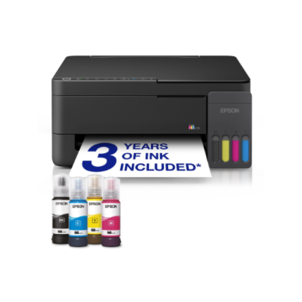 Epson EcoTank , L3350 , Inkjet , Colour , Multifuction Printer , A4 , Wi-Fi , Black