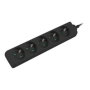PS0-05E-0150-BK Lanberg Cable Power Strip, 5X French Outlets Quality-Grade Copper, 1.5 m , PS0-05E-0150-BK