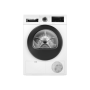 Bosch , Dryer machine with heat pump , WQG242AESN , Energy efficiency class A++ , Front loading , 9 kg , LED , Depth 61.3 cm , Steam function , White