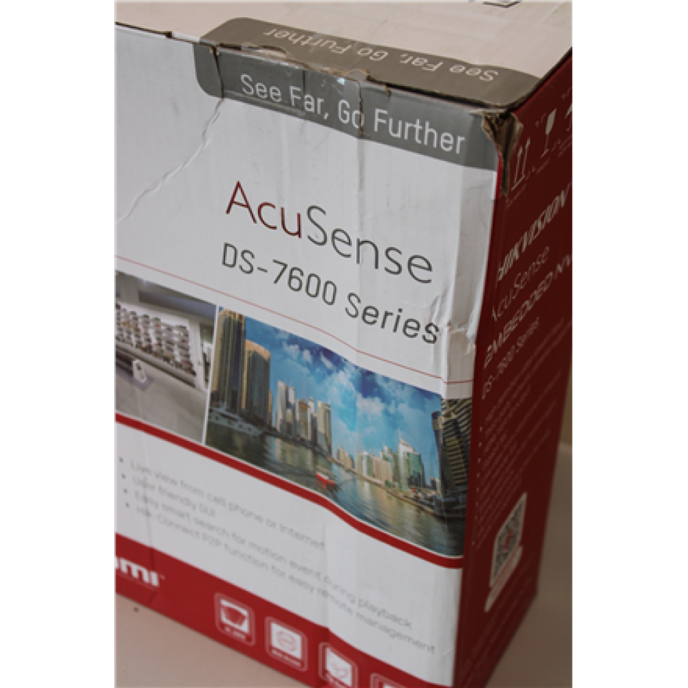 SALEOUT,Hikvision NVR DS-7608NXI-K2/8P, AcuSense, 8 channels, 8 PoE ports, 2 HDDs up to 10TB, VGA and HDMI exits, In 80 Mbps/Out 80 Mbps , Hikvision , NVR , DS-7608NXI-K2/8P , DAMAGED PACKAGING