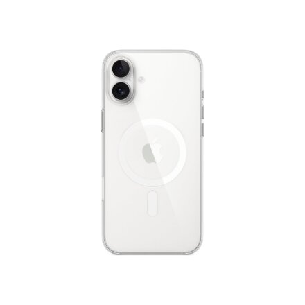 Apple Case with MagSafe , Apple , iPhone 16 Plus , Polycarbonate , Transparent