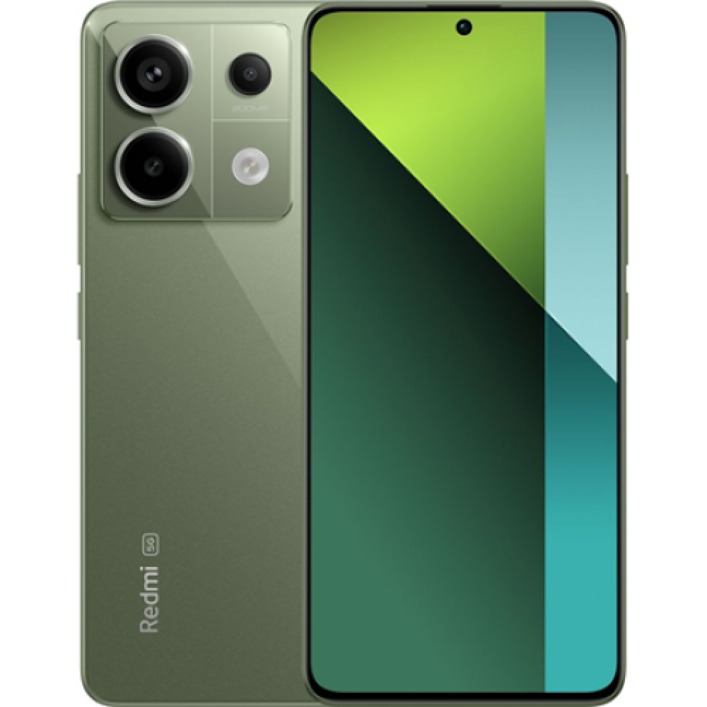 Xiaomi Phones Redmi , Note 13 Pro 5G , Olive Green , 6.67 , AMOLED , 2712 x 1220 pixels , Qualcomm , Snapdragon 7s Gen 2 , Internal RAM 8 GB , 256 GB , Dual SIM , Nano-SIM , 4G , 5G , Main camera resolution 200+8+2 MP , Secondary camera resolution 16 MP ,