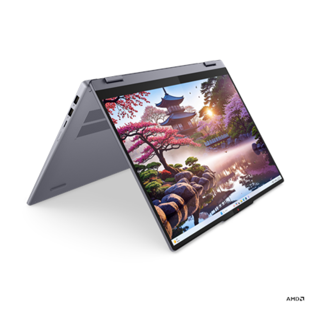 Lenovo IdeaPad 5 2-in-1 16AKP10 , Luna Grey , 16 , IPS , Touchscreen , WUXGA , 1920 x 1200 pixels , Glossy , AMD Ryzen AI 5 , 340 , 16 GB , Soldered LPDDR5x , Solid-state drive capacity 512 GB , AMD Radeon 840M Graphics , Windows 11 Home , 802.11ax , Blue