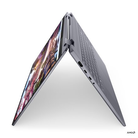 Lenovo IdeaPad 5 2-in-1 16AKP10 , Luna Grey , 16 , IPS , Touchscreen , WUXGA , 1920 x 1200 pixels , Glossy , AMD Ryzen AI 5 , 340 , 16 GB , Soldered LPDDR5x , Solid-state drive capacity 512 GB , AMD Radeon 840M Graphics , Windows 11 Home , 802.11ax , Blue