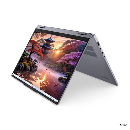 Lenovo IdeaPad 5 2-in-1 16AKP10 , Luna Grey , 16 , IPS , Touchscreen , WUXGA , 1920 x 1200 pixels , Glossy , AMD Ryzen AI 5 , 340 , 16 GB , Soldered LPDDR5x , Solid-state drive capacity 512 GB , AMD Radeon 840M Graphics , Windows 11 Home , 802.11ax , Blue