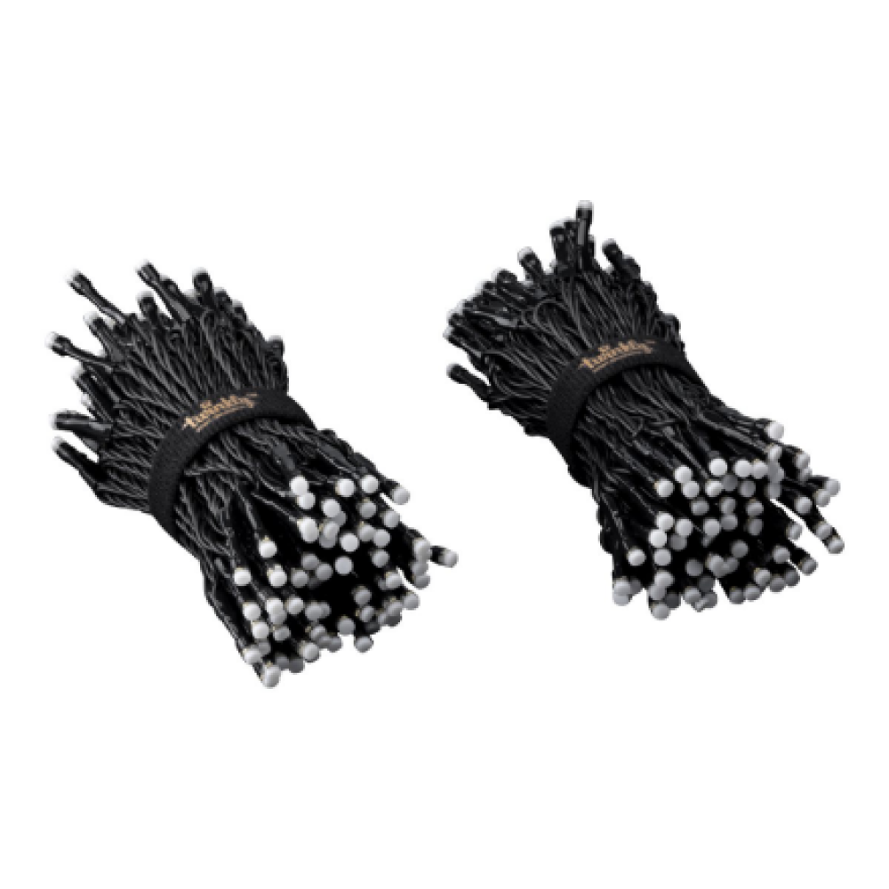 Twinkly,Strings Smart LED Lights 250 RGBW (Multicolor + White), 20m, Black wire,RGBW – 16M+ colors + Warm white