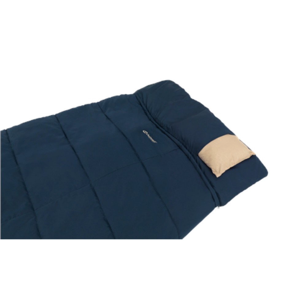 Outwell Contour Lux XL , Sleeping Bag , 220 x 105 cm , 2-way L-shape open-end with auto lock