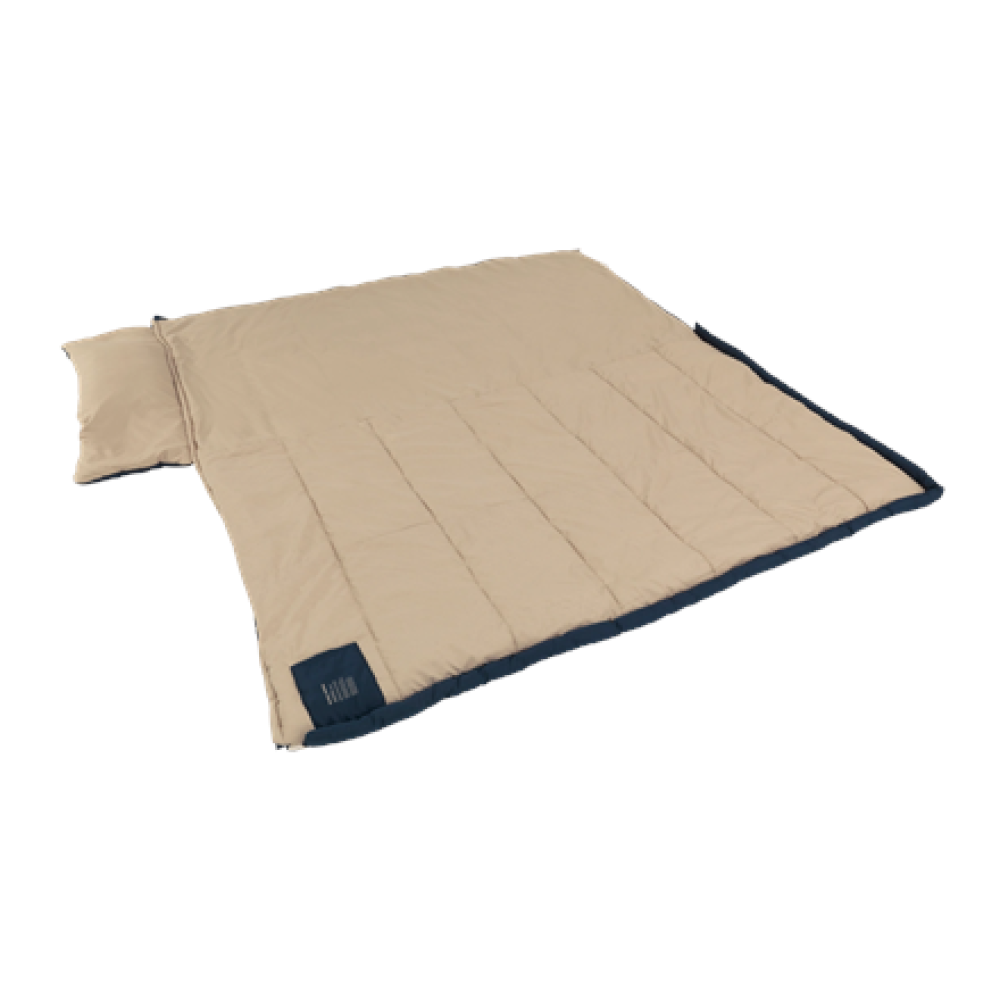 Outwell Contour Lux XL , Sleeping Bag , 220 x 105 cm , 2-way L-shape open-end with auto lock