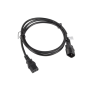 Lanberg , IEC 320 C13 to C14 Cable , CA-C13E-11CC-0018-BK
