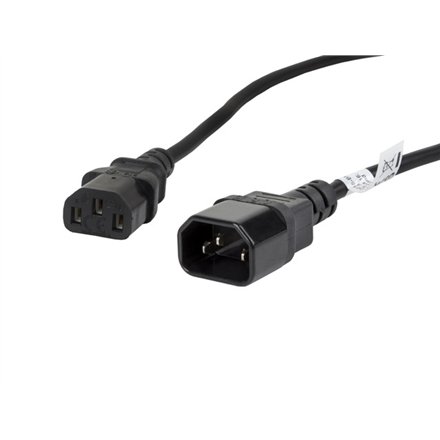 Lanberg , IEC 320 C13 to C14 Cable , CA-C13E-11CC-0018-BK