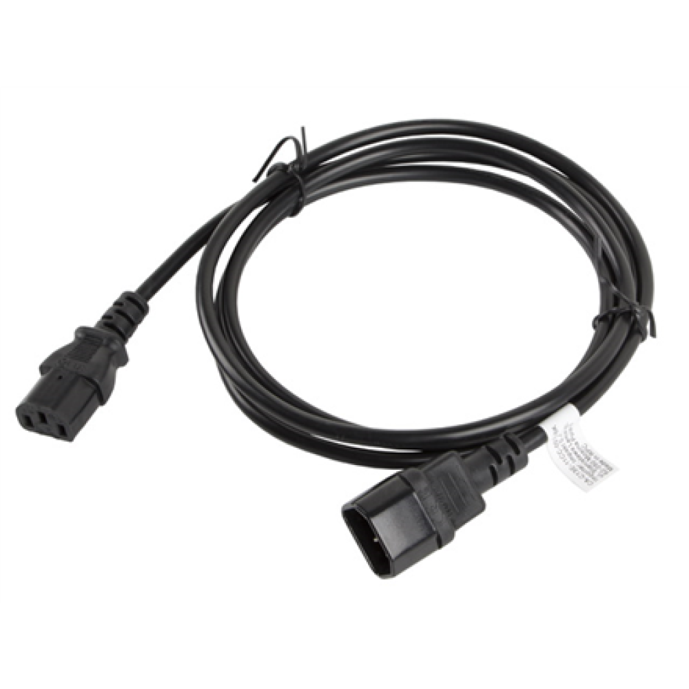 Lanberg , IEC 320 C13 to C14 Cable , CA-C13E-11CC-0018-BK