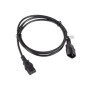 Lanberg , IEC 320 C13 to C14 Cable , CA-C13E-11CC-0018-BK