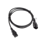 Lanberg , IEC 320 C13 to C14 Cable , CA-C13E-11CC-0018-BK