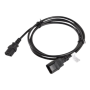 Lanberg , IEC 320 C13 to C14 Cable , CA-C13E-11CC-0018-BK