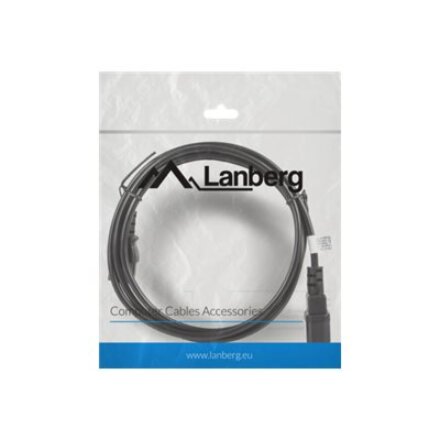 Lanberg , IEC 320 C13 to C14 Cable , CA-C13E-11CC-0018-BK
