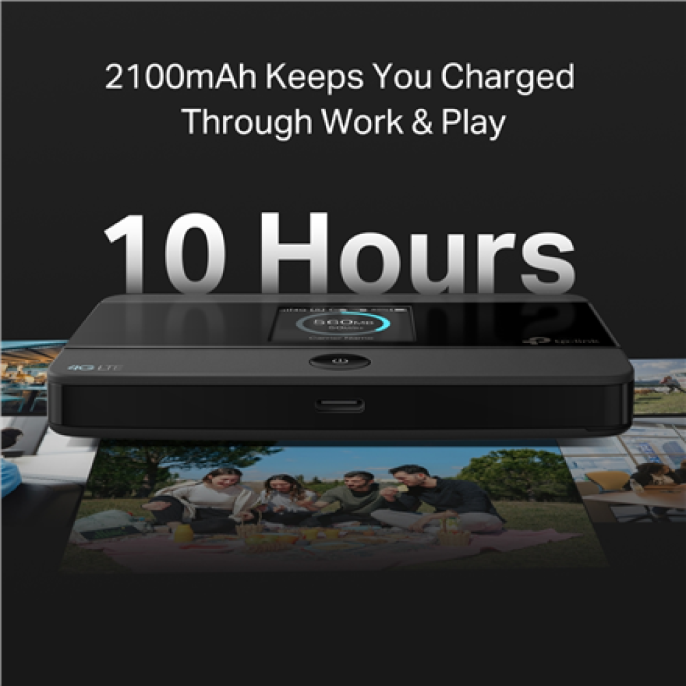 TP-LINK 4G LTE Mobile Wi-Fi , M7352 , 802.11ax , MU-MiMO No , no PoE , Antenna type Internal