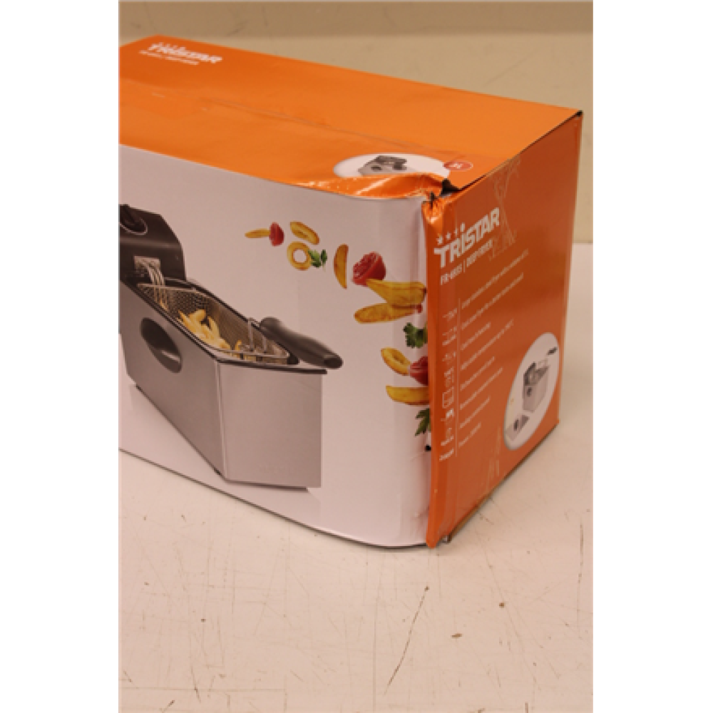 SALE OUT. Tristar FR-6935 Deep fryer, Black/Stainless Steel , Tristar , Deep Fryer , FR-6935 , Power 2000 W , Capacity 3 L , DAMAGED PACKAGING