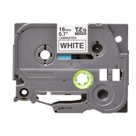 Brother , TZ-241 Laminated Tape , Black on White , TZe , 8 m , 1.8 cm