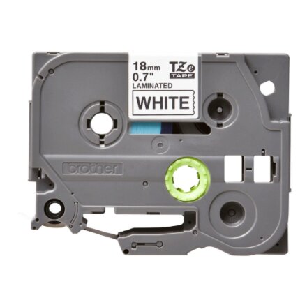 Brother , TZ-241 Laminated Tape , Black on White , TZe , 8 m , 1.8 cm