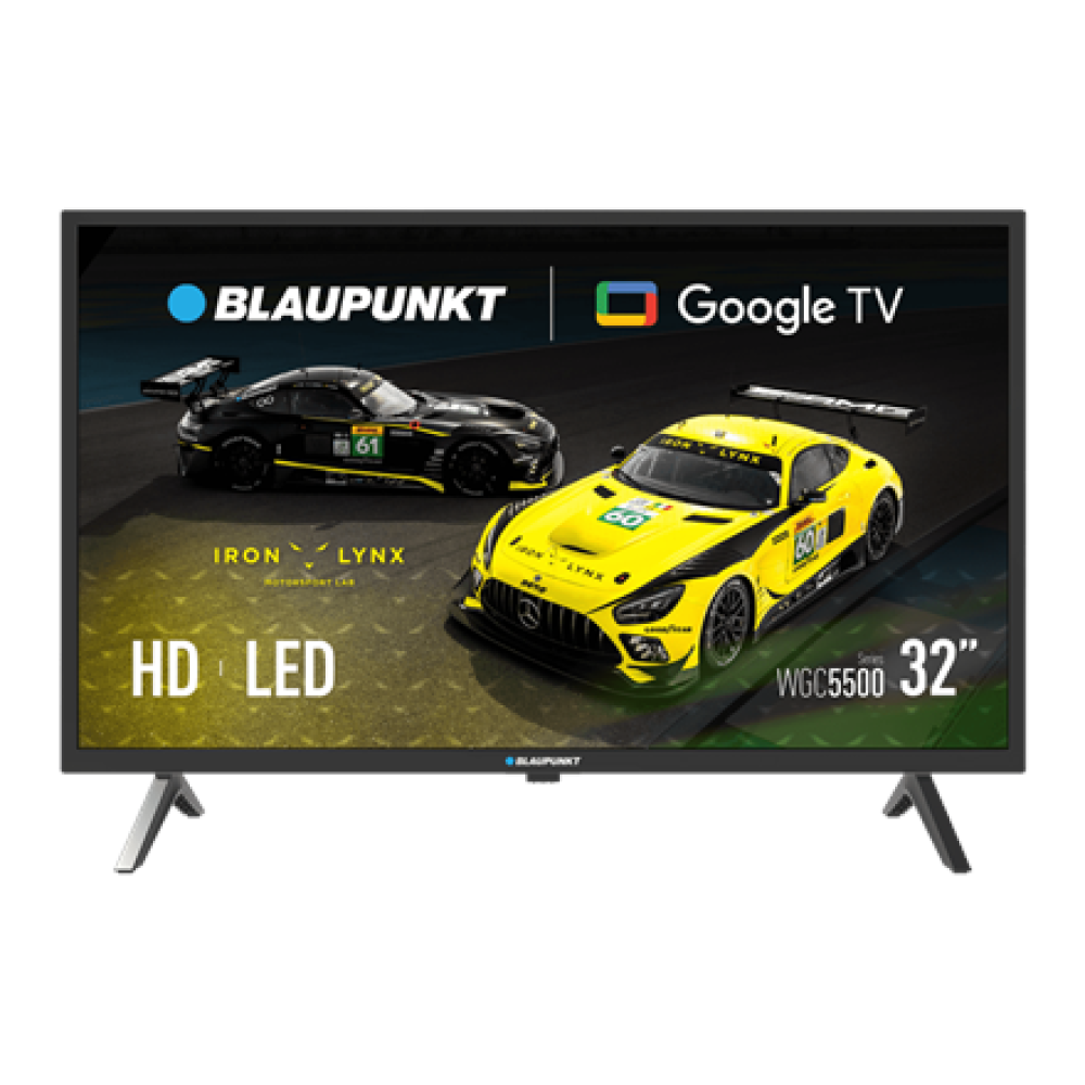 Blaupunkt LED TV , 32WGC5500S , 32 , Smart TV , Google TV , HD , Black
