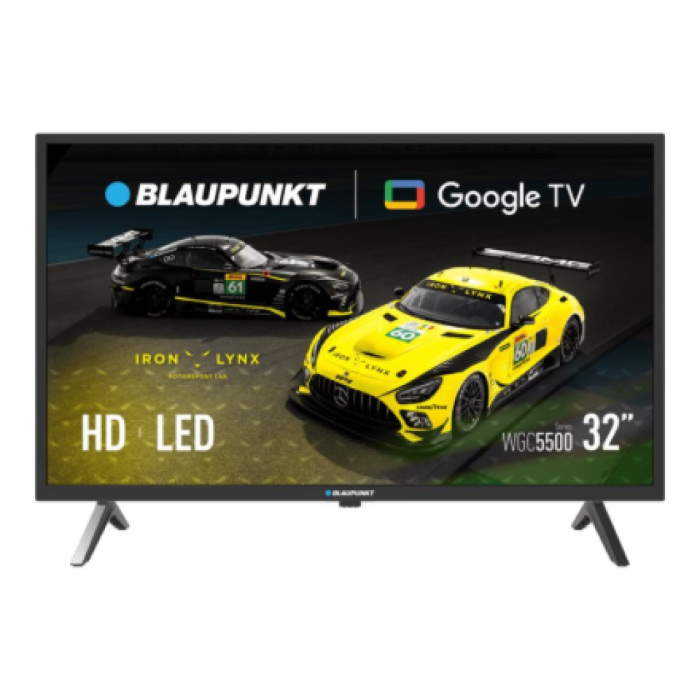 Blaupunkt LED TV , 32WGC5500S , 32 , Smart TV , Google TV , HD , Black