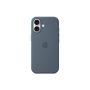 Apple iPhone 17 Silicone Case with MagSafe - Anchor Blue , Apple
