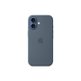 Apple iPhone 17 Silicone Case with MagSafe - Anchor Blue , Apple