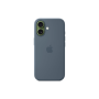 Apple iPhone 17 Silicone Case with MagSafe - Anchor Blue , Apple