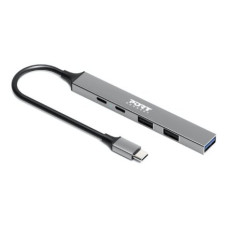 PORT CONNECT , USB-C Hub with 4 USB ports, 1X USB-C, 100W PORT CONNECT , USB-C Hub with 4 USB ports, 1X USB-C, 100W