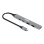 PORT CONNECT , USB-C Hub with 4 USB ports, 1X USB-C, 100W