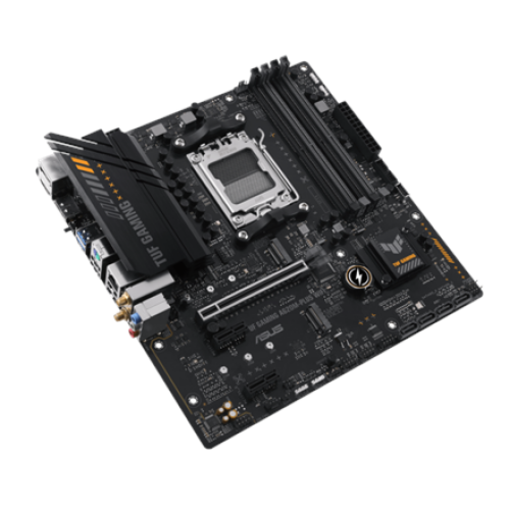Asus , TUF GAMING A620M-PLUS WIFI , Processor family AMD , Processor socket AM5 , DDR5 DIMM , Memory slots 4 , Supported hard disk drive interfaces SATA, M.2 , Number of SATA connectors 4 , Chipset AMD A620 , Micro-ATX