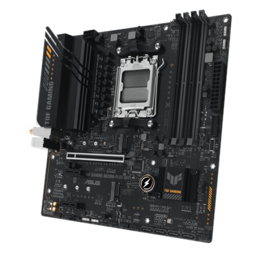Asus , TUF GAMING A620M-PLUS WIFI , Processor family AMD , Processor socket AM5 , DDR5 DIMM , Memory slots 4 , Supported hard disk drive interfaces SATA, M.2 , Number of SATA connectors 4 , Chipset AMD A620 , Micro-ATX