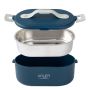 Adler , Electric lunch box with thermal bag , AD 4522 , 0.8 L , Plastic/Stainless steel , Blue , Lid included