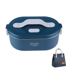 Adler , Electric lunch box with thermal bag , AD 4522 , 0.8 L , Plastic/Stainless steel , Blue , Lid included