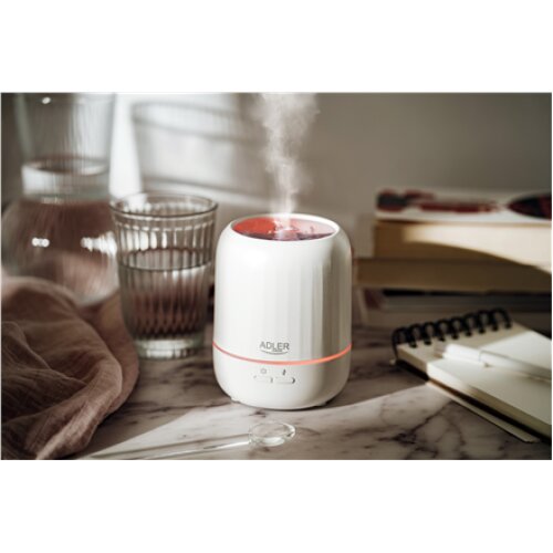 Adler , Ultrasonic aroma diffuser 3in1 , AD 7968 , Ultrasonic , Suitable for rooms up to 25 m² , White