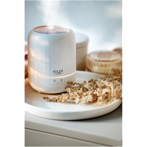 Adler , Ultrasonic aroma diffuser 3in1 , AD 7968 , Ultrasonic , Suitable for rooms up to 25 m² , White