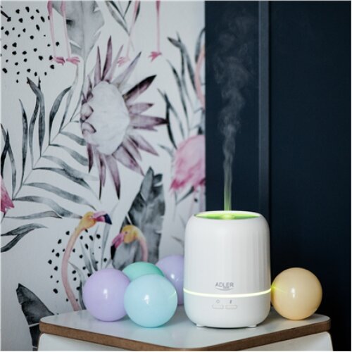 Adler , Ultrasonic aroma diffuser 3in1 , AD 7968 , Ultrasonic , Suitable for rooms up to 25 m² , White