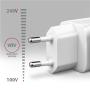 AXAGON Wallcharger 1x port USB-C, PD3.0 / PPS /QC4+/AFC/FCP/Apple, 20W , ACU-PD20W