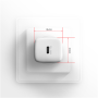 AXAGON Wallcharger 1x port USB-C, PD3.0 / PPS /QC4+/AFC/FCP/Apple, 20W , ACU-PD20W