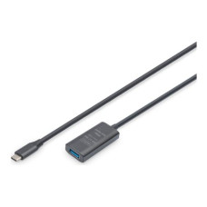 Digitus , Active USB 3.2 Gen1 5G extension cable , DA-73110 , USB-C to USB-A