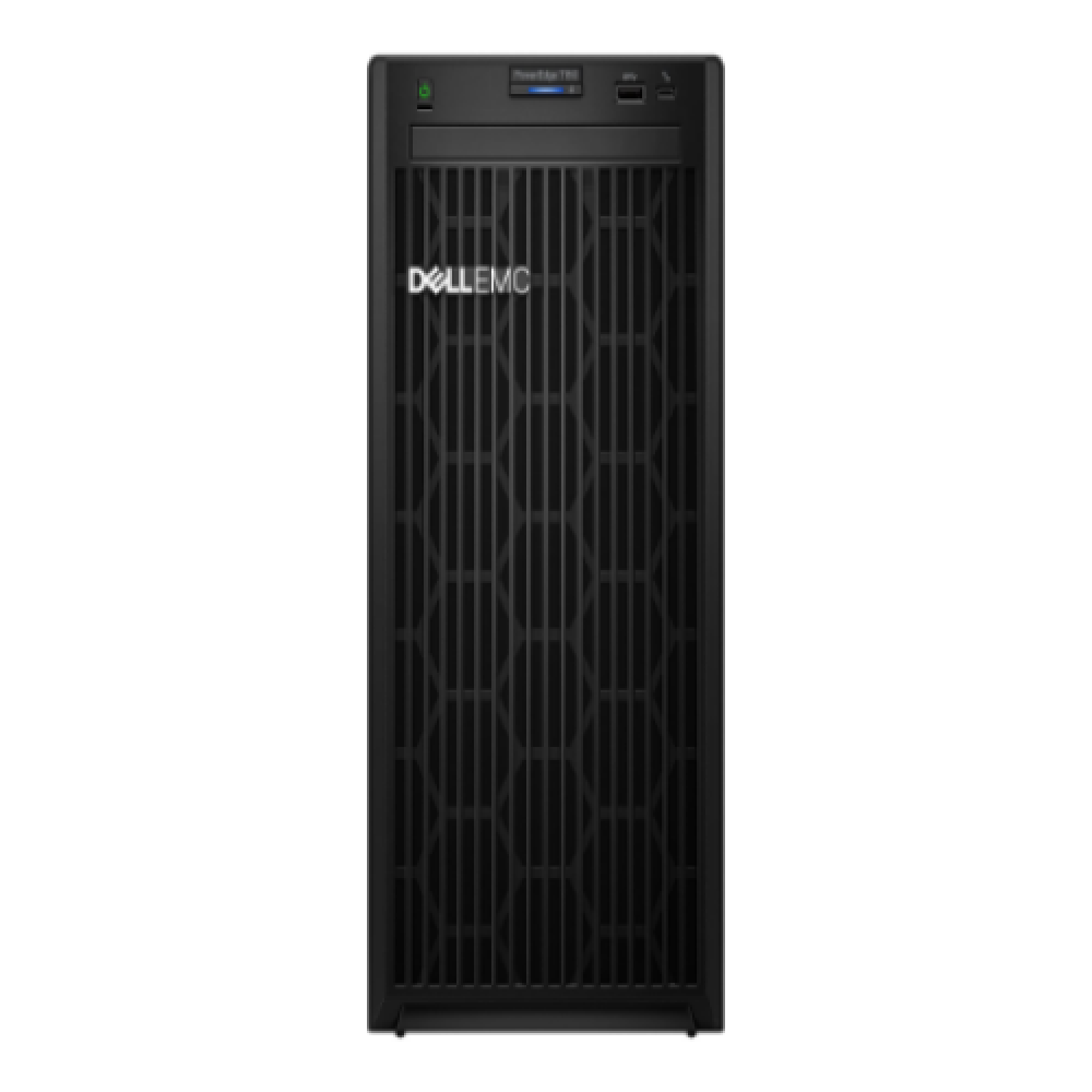 Dell , PowerEdge , T150 , Tower , Intel Pentium , 1 , G6405T , 2C , 4T , 3.5 GHz , 1000 GB , Up to 4 x 3.5 , No PERC , iDRAC9 Basic , Warranty Channel Basic NBD 36 month(s)