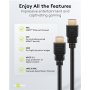 Goobay 80104 Soft HDMI High-Speed Cable with Ethernet , Soft , 3 m
