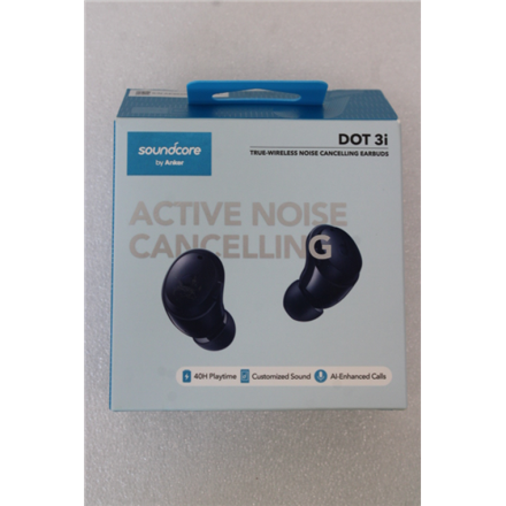 SALE OUT. Anker Soundcore Dot 3i True-Wireless Earbuds, Blue , SALE OUT. Anker Soundcore True-Wireless Earbuds , Dot 3i , Bluetooth , In-Ear , Microphone , Navy Blue , USED, DIRTY , Wireless
