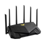 Dual Band WiFi6 Gigabit Router , TUF Gaming AX6000 , 802.11ax , 1148+4804 Mbit/s , 10/100/1000 Mbit/s , Ethernet LAN (RJ-45) ports 5 , Mesh Support Yes , MU-MiMO Yes , No mobile broadband , Antenna type External
