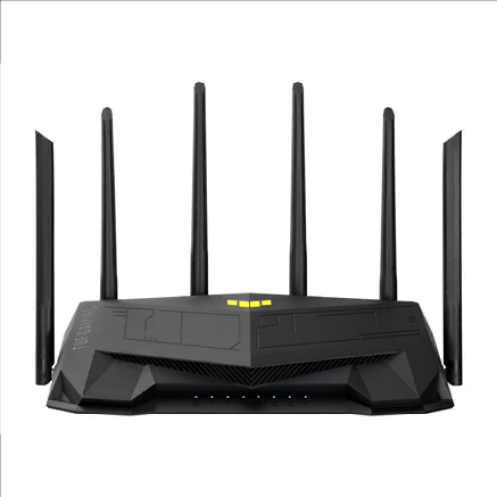 Dual Band WiFi6 Gigabit Router , TUF Gaming AX6000 , 802.11ax , 1148+4804 Mbit/s , 10/100/1000 Mbit/s , Ethernet LAN (RJ-45) ports 5 , Mesh Support Yes , MU-MiMO Yes , No mobile broadband , Antenna type External