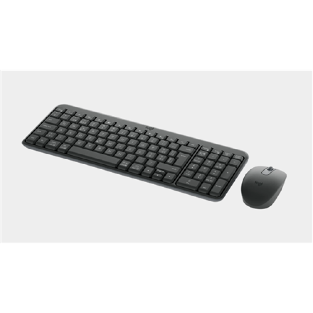 Logitech MK250 , Keyboard and Mouse Set , Wireless , Mouse included , Batteries included , Bluetooth , US International , Graphite