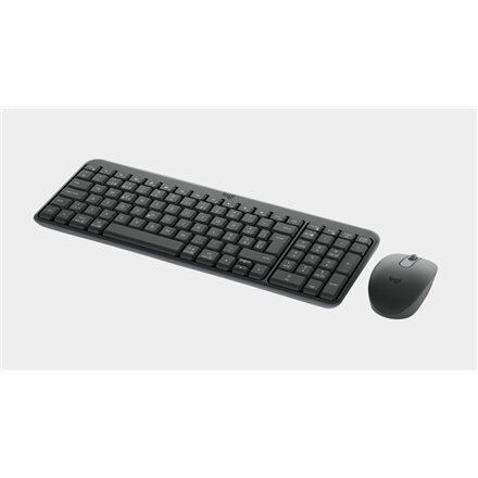 Logitech MK250 , Keyboard and Mouse Set , Wireless , Mouse included , Batteries included , Bluetooth , US International , Graphite