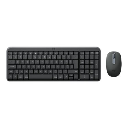 Logitech MK250 , Keyboard and Mouse Set , Wireless , Mouse included , Batteries included , Bluetooth , US International , Graphite