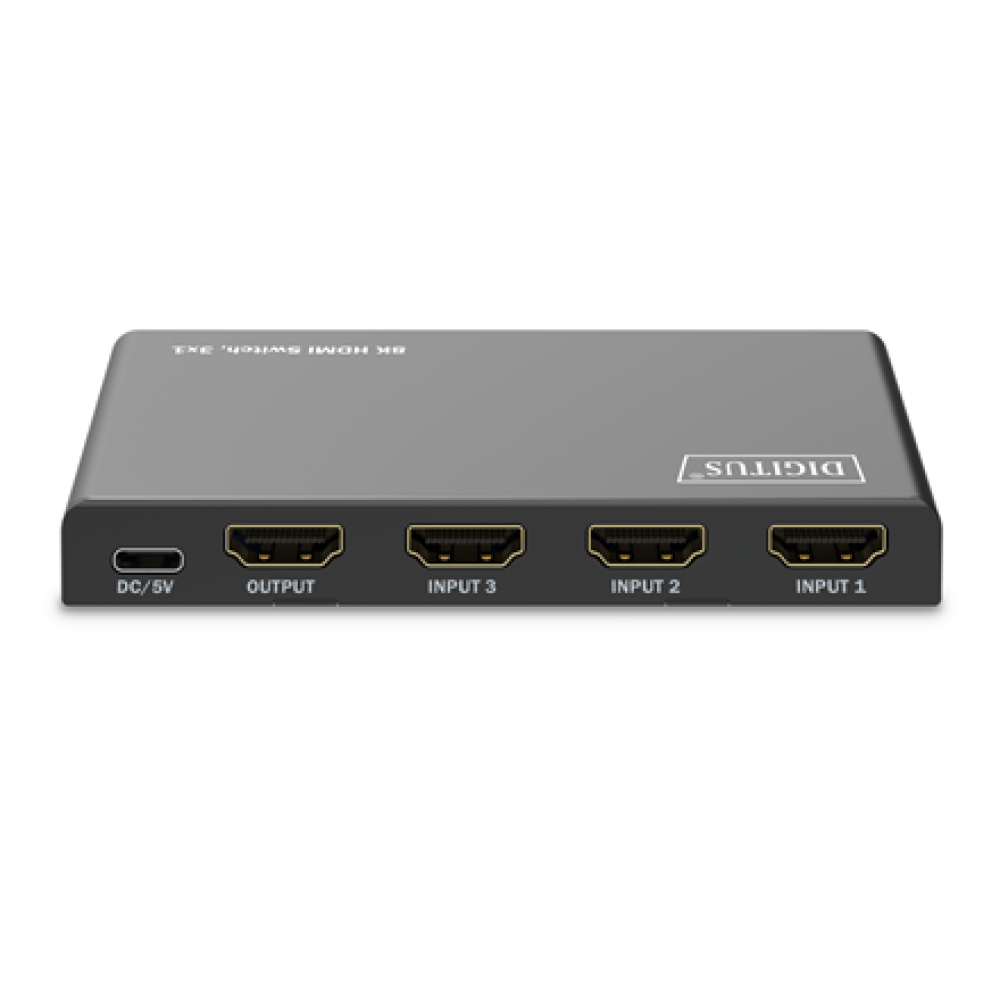 Digitus 8K HDMI Switch, 3x1 , DS-55333 , Black